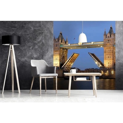 Dimex MS-3-0021 vliesová fototapeta na zeď Tower Bridge v noci rozměry 225 x 250 cm