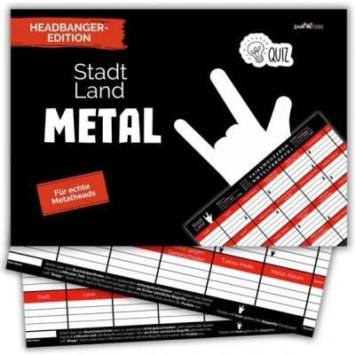 Fotospiel City Country River Metal Edition od snaPmee - Hra + Dárek pro fanoušky heavy metalu - Kvíz o – Hledejceny.cz