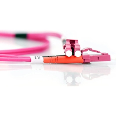 Digitus DK-2533-01-4 Fiber Optic Patch Cord, LC to LC, Multimode OM4 - 50/125 µ, Duplex, 1m