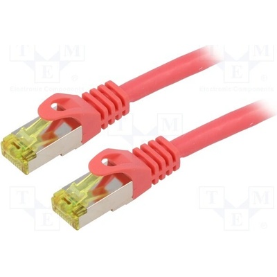 Lanberg PCF6A-10CU-0150-R Patch S/FTP Cat 6a RJ45 vidlice z obou stran lanko Cu
