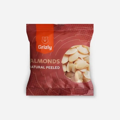 GRIZLY Mandle natural loupané 6 x 50 g