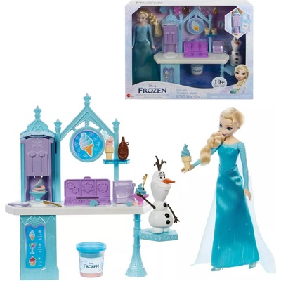 Disney Frozen Zmrzlinový stánek s Elsou a Olafem herní set