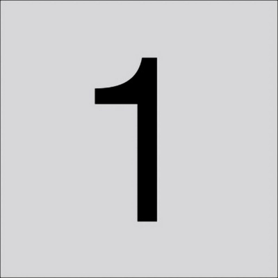 RZB 99223.013.1 Číslica „1“ 120 mm 1 ks