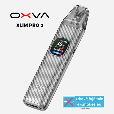 OXVA Xlim Pro 2 Pod Kit 1300 mAh Silver Carbon