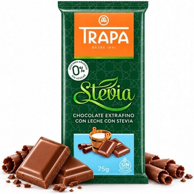 Trapa Čokoláda mliečna so stéviou 75 g