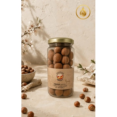 Golden Leaf Lískové ořechy v bílé čokoládě a skořici 400 g