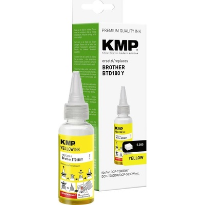 Atrament KMP Brother BTD180Y - kompatibilný