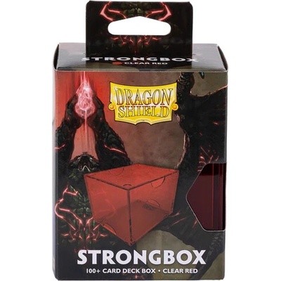 Dragon Shield - Strongbox Clear Red krabička – Hledejceny.cz