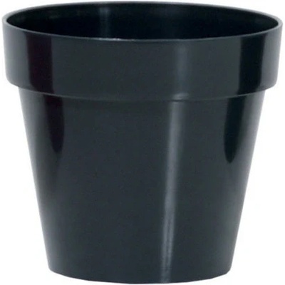 Prosperplast Květináč Cube Shine antracit 14 cm