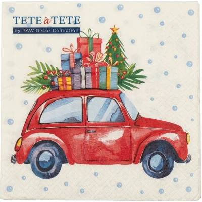 PAW Obrúsky TaT Holly Truck 33x33cm
