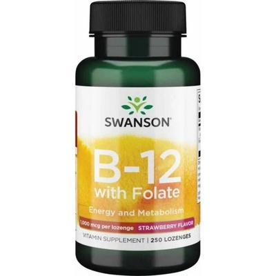 Swanson Vitamin B-12 Cyanocobalamin 500 mcg 250 kapsúl