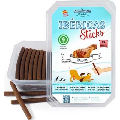 Mediterranean Natural Ibéricas Dog tyčinky krůta 75 ks 800 g