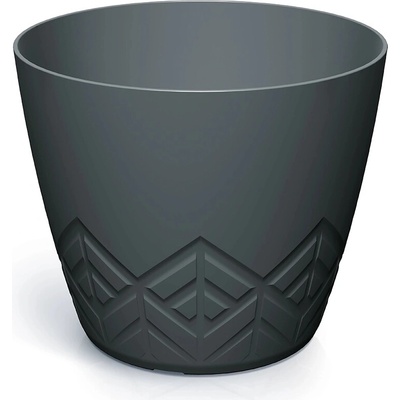 Prosperplast Hrnec ARECO plast 19,8 cm šedý