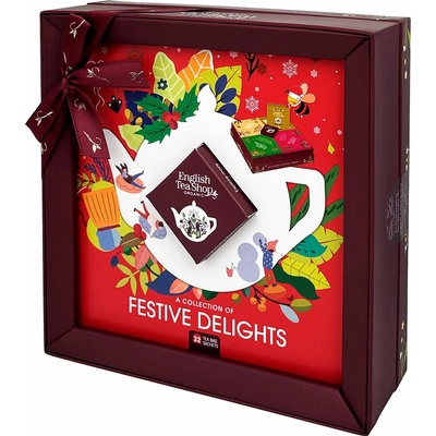 English Tea Shop BIO Vianočny čaj kolekcia Festive Delights 32 vrecúšok