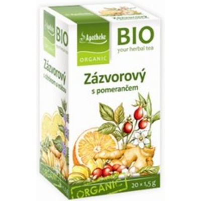 Apotheke Čaj Zázvorový s pomerančem BIO 20 ks