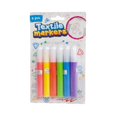 Fixky na textil sada 6 farieb