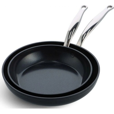 GreenPan BARCELONA PRO 2 dílná sada pánví 24 + 28 cm, černá CC005336-001
