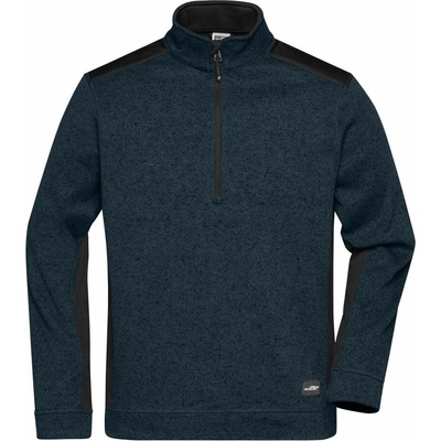 Daiber JN 864 pánská bunda z fleecu 1/2 zip navy/navy
