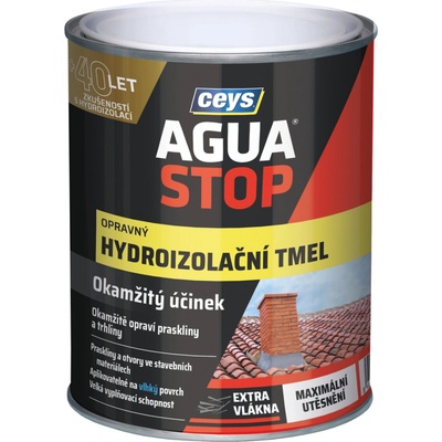 Ceys AGUA STOP Hydroizolační hmota Hydroizolační tmel opravný, 1 kg, šedá 42902801