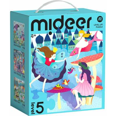 Mideer LEVEL UP! 05 Dětský svět 3v1 99 120 a 140 dílků