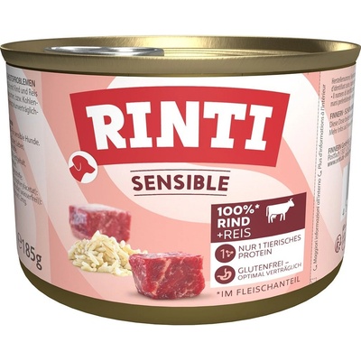 Rinti Sensible hovězí a rýže 12 x 185 g
