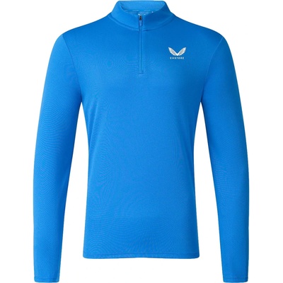 Castore 1/4 ZIP LS Top modrá