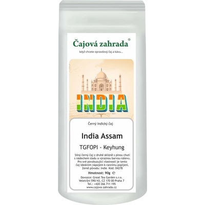 Čajová zahrada India Assam TGFOPI Keyhung černý čaj 1 kg