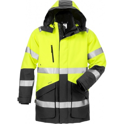 Fristads Výstražná zimná parka GORE TEX 4989 GXB Fluorescenčná žltá čierna