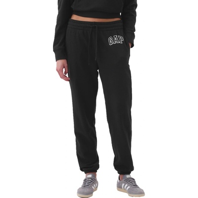 GAP dámské tepláky LOGO JOGGERS čierna biela
