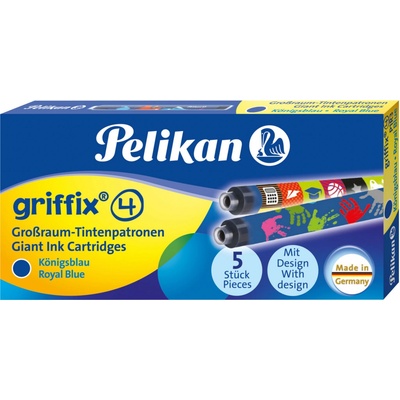 Pelikan Inkoustové bombičky Griffix 4 královská modrá 10 ks