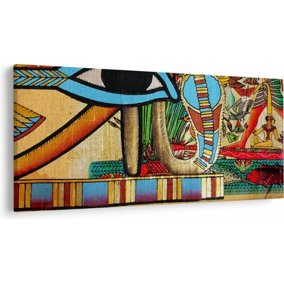 Obraz s egyptskými motívmi, jednodielne 250x125 cm