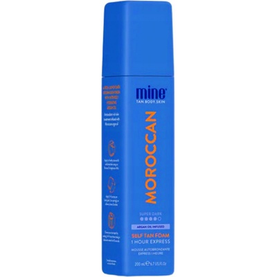 Minetan samoopalovací pěna pro velmi tmavé opálení Moroccan (Super Dark 1 Hour Express Tan) 200 ml