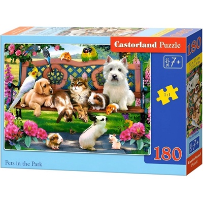 Castorland Zvieratka v parku 180 dielikov