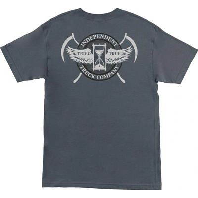 Independent triko Tried & True S/S Heavyweight T-Shirt Charcoal