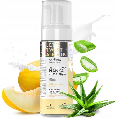 so!flow Curly Hair Nourishing Fixing Foam pena na kučeravé vlasy 170 ml