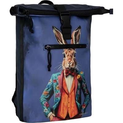 New Rebels Nepromokavý rolovací batoh Mart Art New York Rabbit 19 l