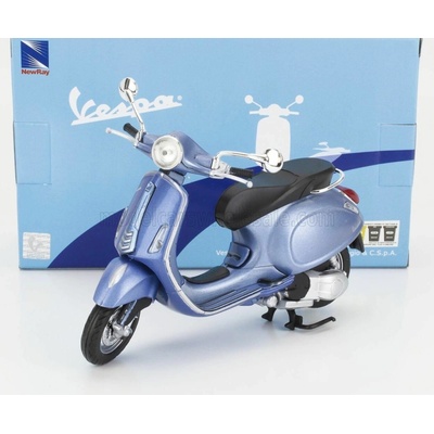 NEWRAY PIAGGIO VESPA PRIMAVERA 2013 LIGHT BLUE MET 1:12