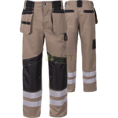 Procera pracovní kalhoty do pasu PROMONTER COTTON 250 SAFARI