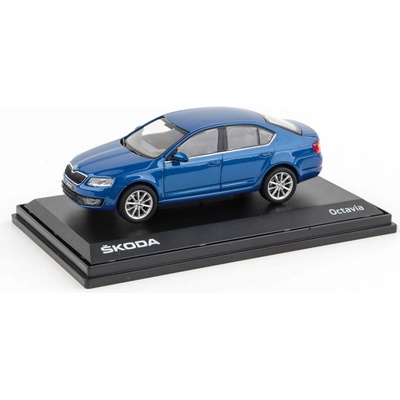 Abrex Škoda Octavia III 2012 Race Metalíza Modrá 1:43
