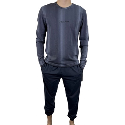 Calvin Klein NM2178EMZX pánské pyžamo dlouhé šedé – Hledejceny.cz