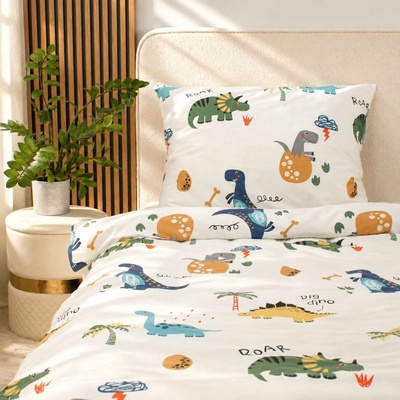 Takoy bavlna obliečky dinosaury Alex premium satén-HT-00807 140x200 70x90
