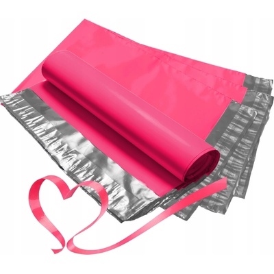 Růžové Plastové Obálky PAKOVA 6XL Courier 580x750 50 Ks