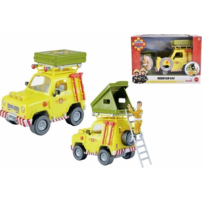 Simba Požárník Sam auto Mountain 4x4 s figurkou 16 cm