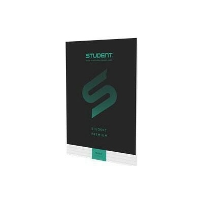 ICO Sešit Student Premium 81 32 černá A4 linkovaný