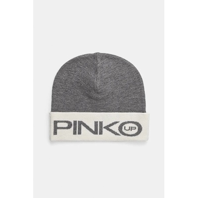 Pinko Up šedá biela z tenkej pleteniny