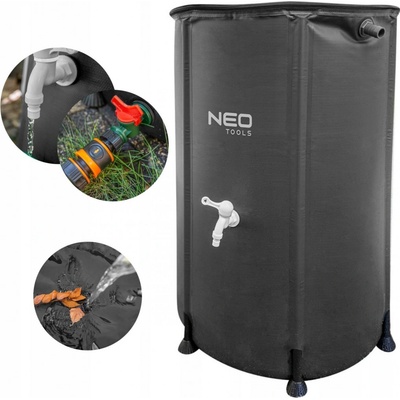 Neo Tools nádoba na dešťovou vodu, 88 cm, 250 litrů