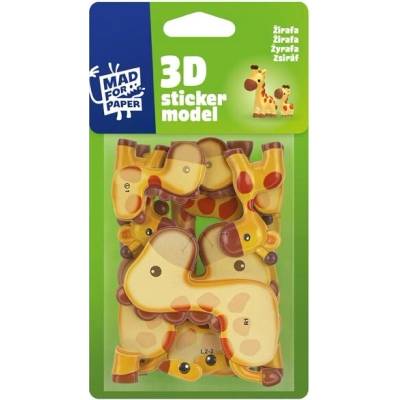 MFP Paper 3D Sticker model zoo žirafa