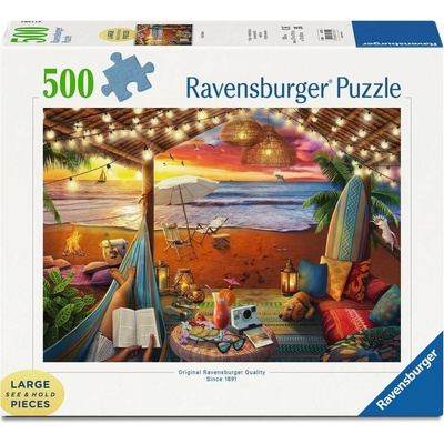 RAVENSBURGER Útulná místa Pláž Cabana XXL 500 dielov