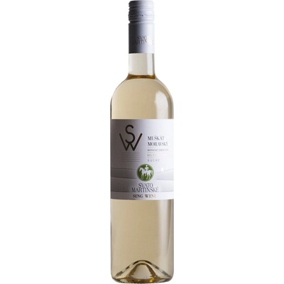 Sing Wine, Muškát moravský Svatomartinské, jakostní, 2026, 0,75 l (holá láhev)