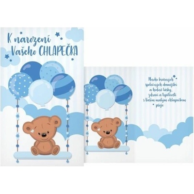 Přání k narození miminka M07-058 T